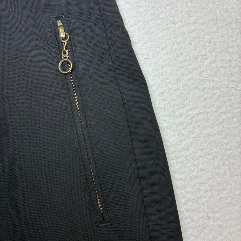Vintage Polo Ralph Lauren Pleated Dress Pants Men 34x28 Black Cuffed Trousers